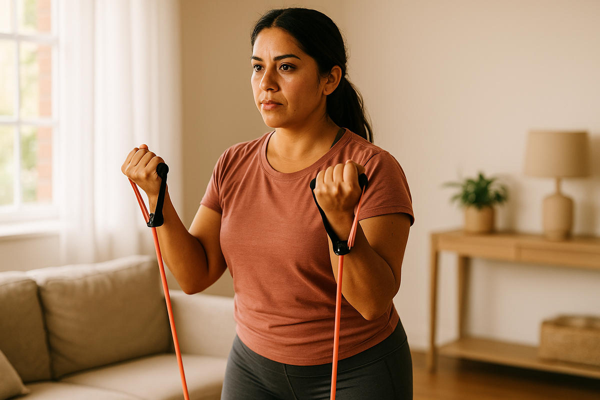 Ejercicios con Banda Elástica en Casa: Guía Completa