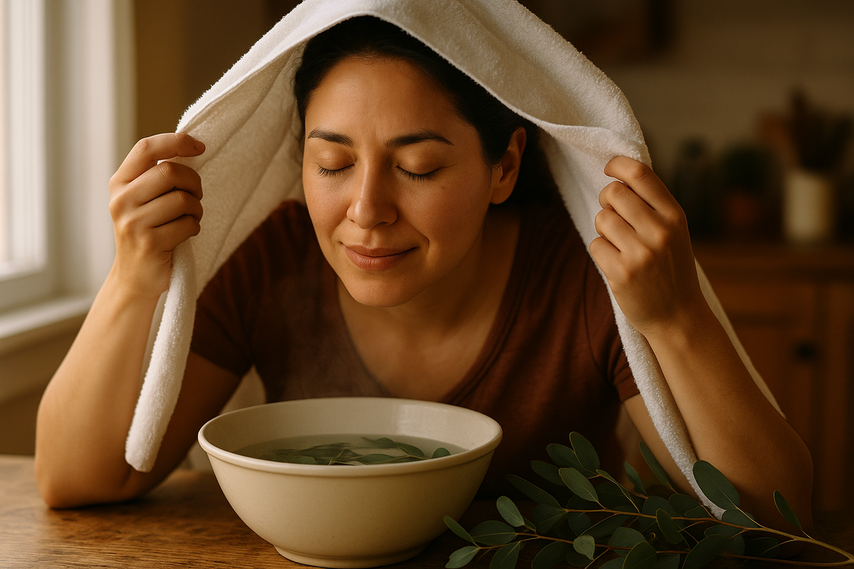 Vahos de eucalipto para la congestión: ¿realmente funcionan?